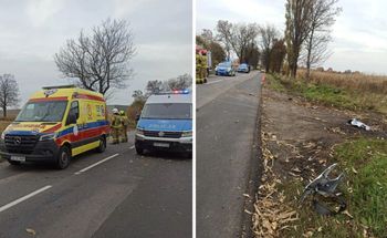 Zaczęli jednocześnie wyprzedzać. Tragedia na drodze w Stanowicach