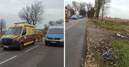 Zaczęli jednocześnie wyprzedzać. Tragedia na drodze w Stanowicach