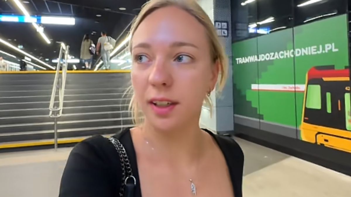 Niemka zachwycona Warszawą.