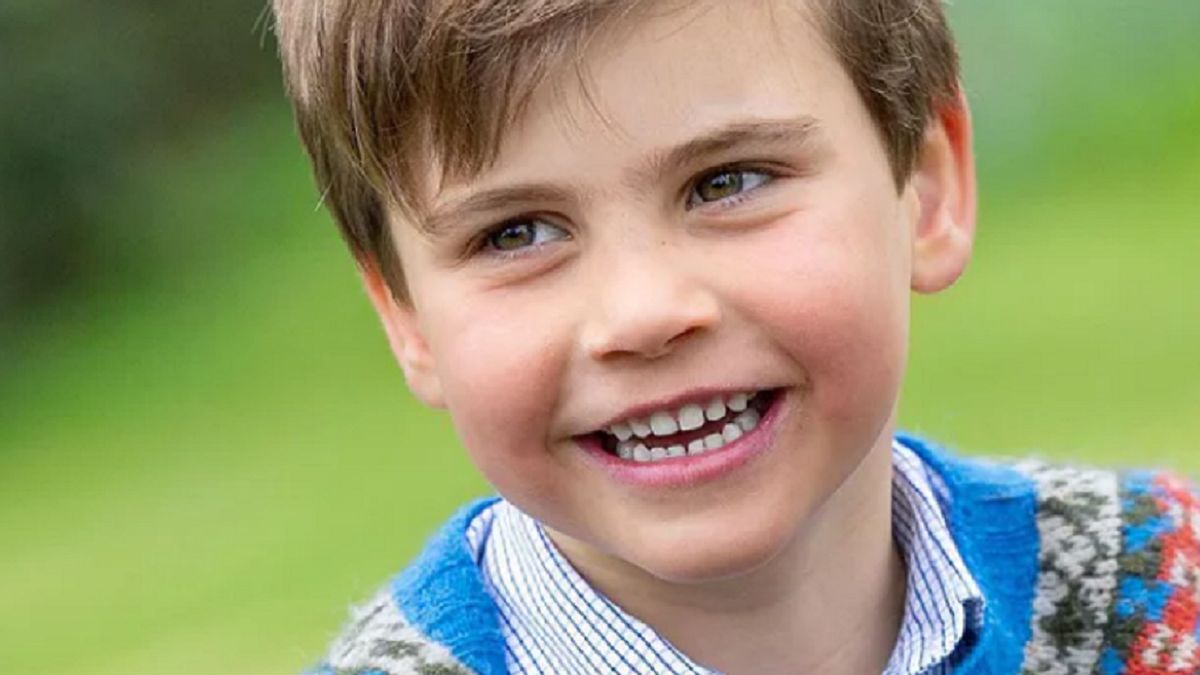 Książę Louis na zdjęciu z okazji 5 urodzin.