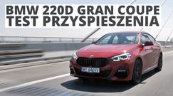 BMW 220d Gran Coupe 2.0 190 KM (AT) - przyspieszenie 0-100 km/h