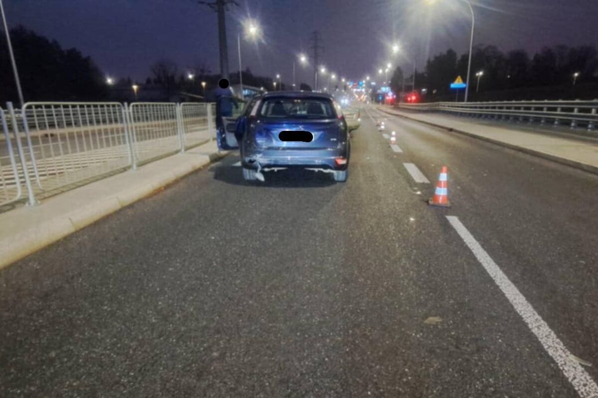 Zderzenie toyoty z fordem na ul. Nałęczowskiej
