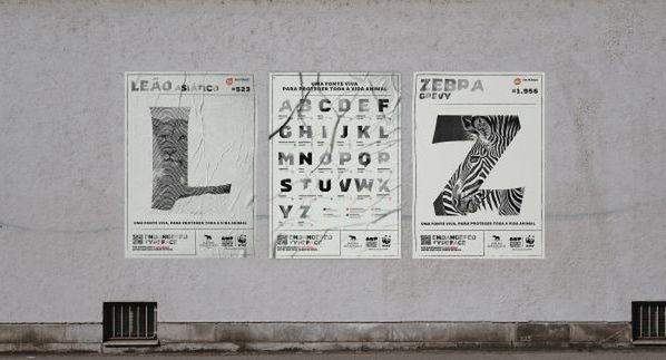 Ogilvy stworzyło żywą czcionkę, by razem z WWF przeciwdziałać wymieraniu zwierząt