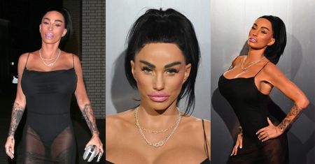 Dumna Katie Price w przezroczystej sukience prezentuje rezultaty SZÓSTEGO LIFTINGU!