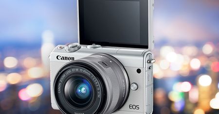 Canon EOS M100 - prosty bezlusterkowiec z odchylanym, dotykowym ekranem i Dual Pixel AF