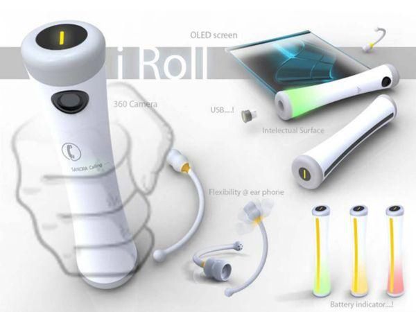 iRoll - zwijany smartfon