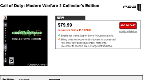 Modern Warfare 2 - będzie edycja kolekcjonerska 1