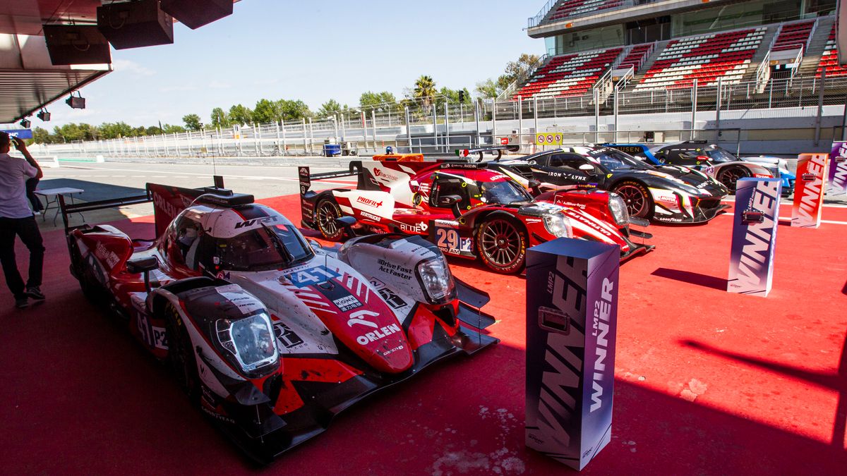 Samochód Roberta Kubicy po wyścigu w Barcelonie