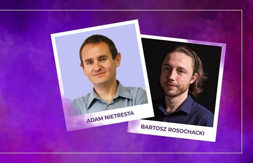 Adam Nietresta i Bartosz Rosochacki w Wec Communication
