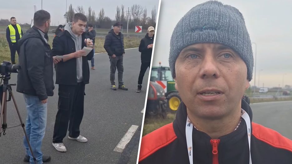 Protest rolników Żnin