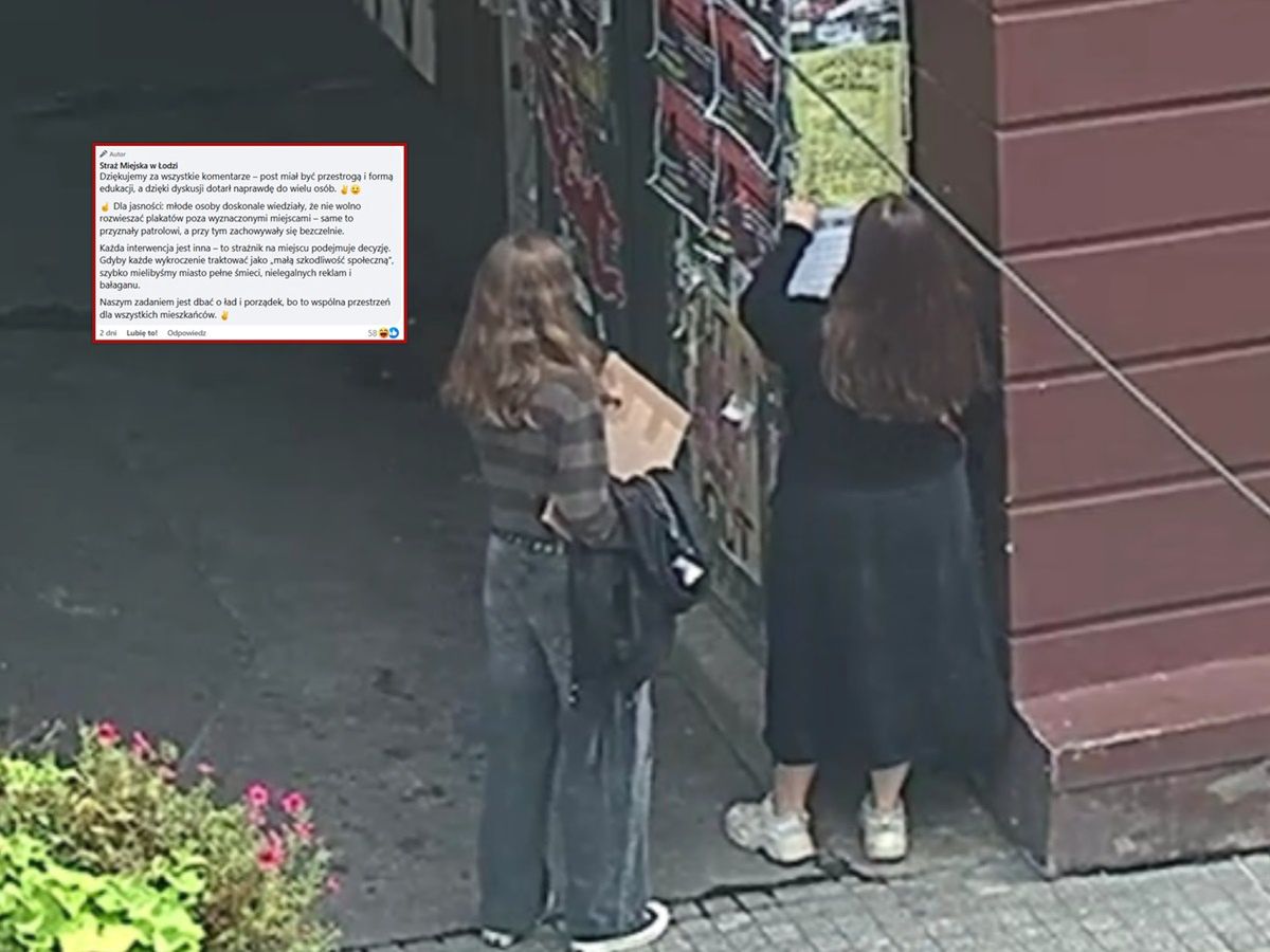 Ukarano je za rozwieszanie plakatów. Straż miejska tłumaczy