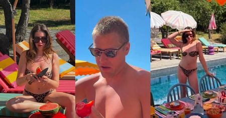 Ciocia Liestyle w panterkowym bikini i Jakob Kosel z gołą klatą WSPÓLNIE zasiedli do sycylijskiej uczty. Już po kryzysie? (ZDJĘCIA)