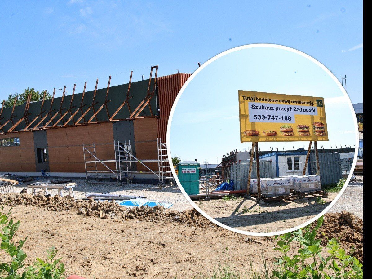 Wielki park handlowy przy ulicy Ściegiennego w Kielcach. Budowy McDonald’s, Lidla i Leroy Merlin na ukończeniu. Pracownicy poszukiwani.
