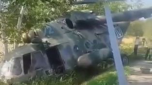 Rosyjski śmigłowiec wpadł do rowu. Nie przez Ukraińców