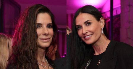 Sandra Bullock wraca na salony po rocznej przerwie. Towarzyszyła jej Demi Moore (ZDJĘCIA)