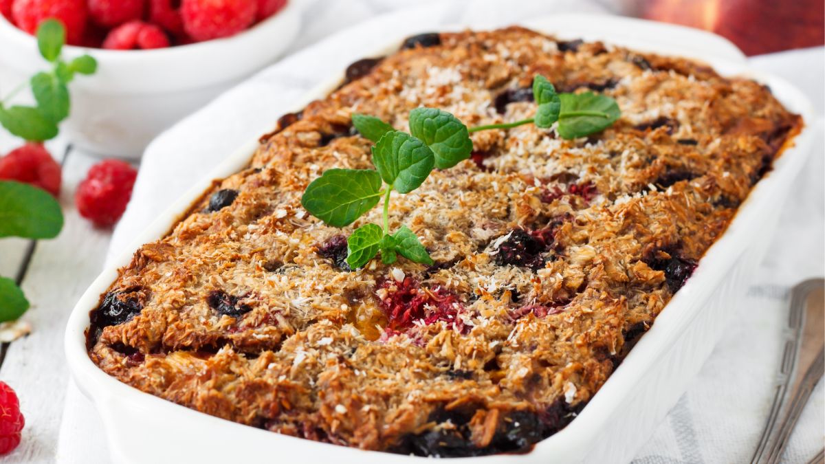 Pieczona owsianka  - Pyszności