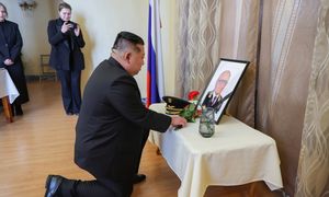 Kim Jong Un oddał hołd ambasadorowi Rosji