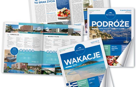 Agora Custom Publishing wydała wakacyjne katalogi Grecos Holiday 2015
