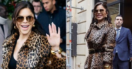 Szykowna Lauren Sanchez podbija paryskie ulice w płaszczu w panterkę. Prawdziwa ikona mody? (ZDJĘCIA)