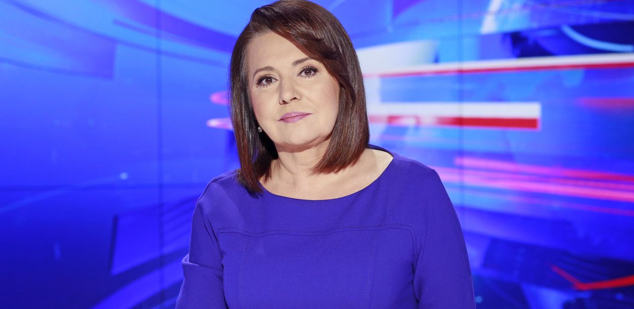 Danuta Holecka jest jedną z twarzy "Wiadomości" TVP