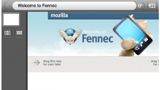 Dodatkowa funkcja przeglądarki Fennec - synchronizacja z FireFox 1