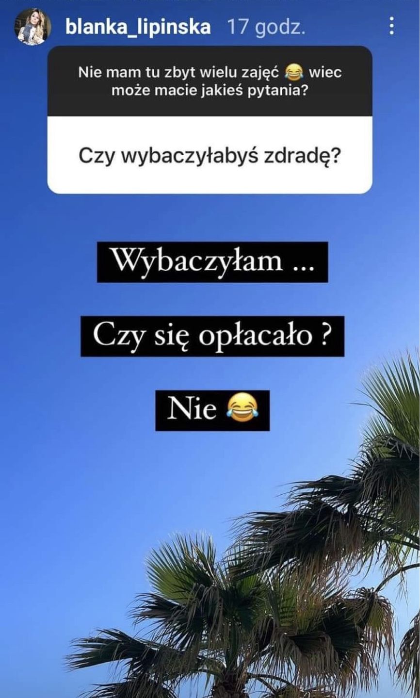 Blanka Lipińska WYBACZYŁA ZDRADĘ!