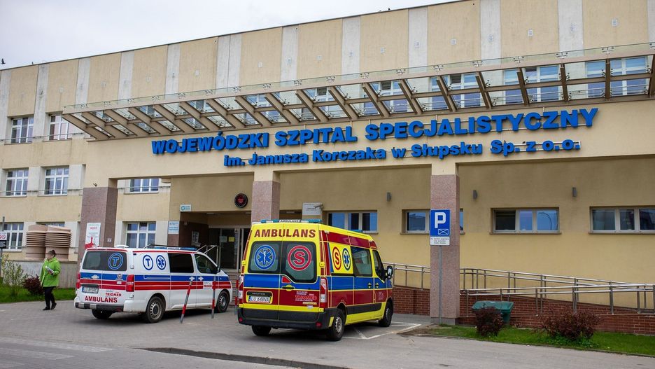 Szpital w Słupsku.