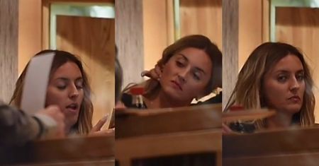 Karolina Szostak z koleżanką na sushi