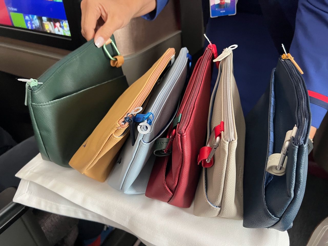 Amenity kit w klasie biznes LATAM