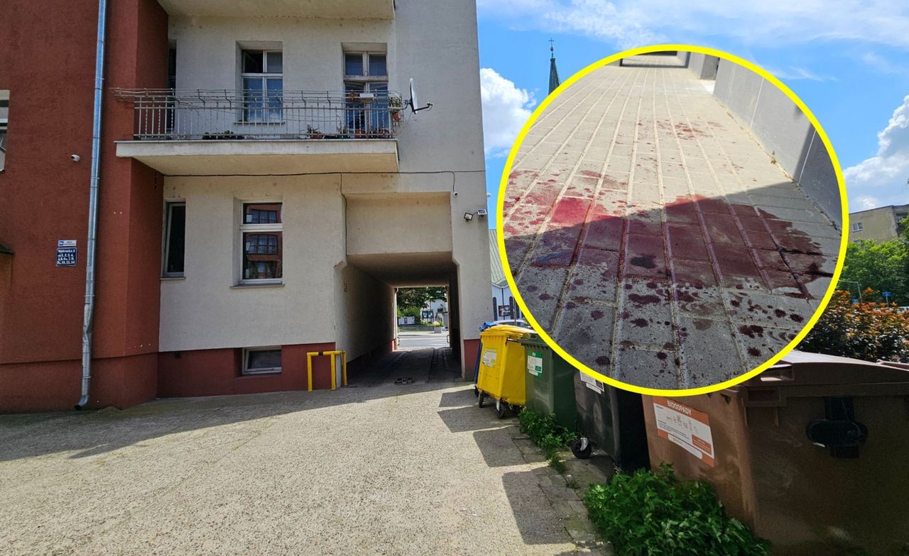 Gorzów: Atak nożownika w centrum. Dwie osoby ranne