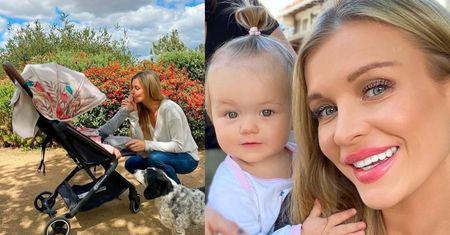 Skromna Joanna Krupa wozi córeczkę w wózku za "jedyne" 800 złotych!