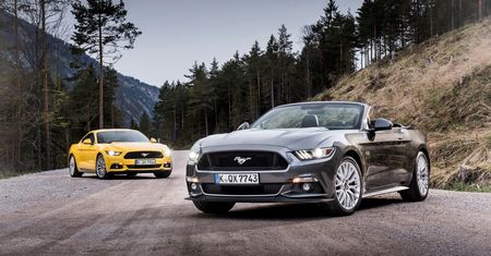 Europejski Ford Mustang w obszernej galerii zdjęć