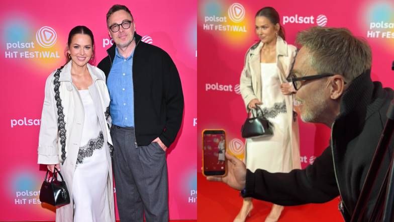 Paulina Sykut-Jeżyna wzięła męża na sopocką ściankę. Przed wspólnym pozowaniem obfotografował ukochaną (WIDEO)
