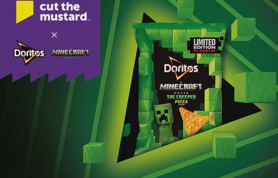 Doritos reklamowane przy "Minecraft: Film"