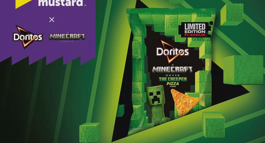 Doritos reklamowane przy "Minecraft: Film"
