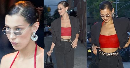 Ulizana Bella Hadid nadal lansuje modę na bardzo małe okulary