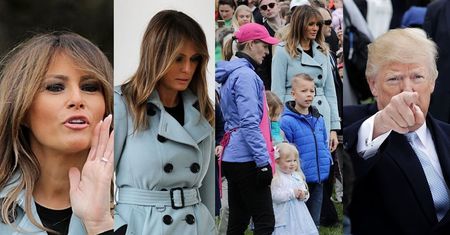 Wielkanoc u Trumpów: Sztuczna Melania, żółty Trump i "szczęśliwa" Vanessa (ZDJĘCIA)