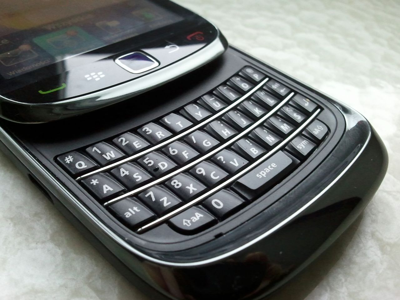 BlackBerry Torch klawiatura