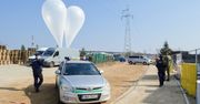 Balony z tajemniczym ładunkiem. Policja w akcji