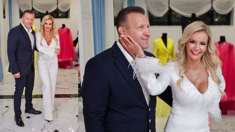 Monika Chwajoł na otwarciu butiku w Krakowie