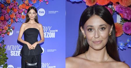 Izabella Krzan w eleganckiej czerni DEBIUTUJE w TVN na konferencji ramówkowej (ZDJĘCIA)