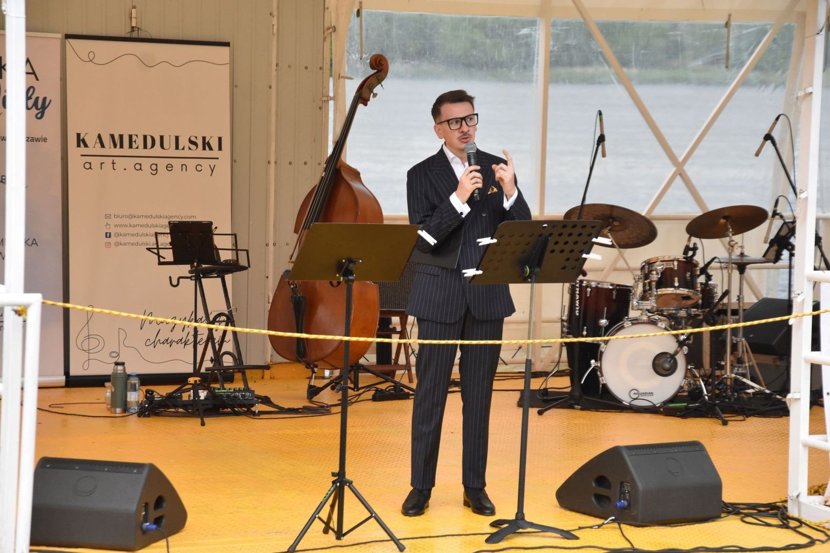 Festiwal Muzyki Polskiej &#34;Muzyka Wisły&#34; 2025 w Nieszawie. Zdjęcia z koncertu na promie
