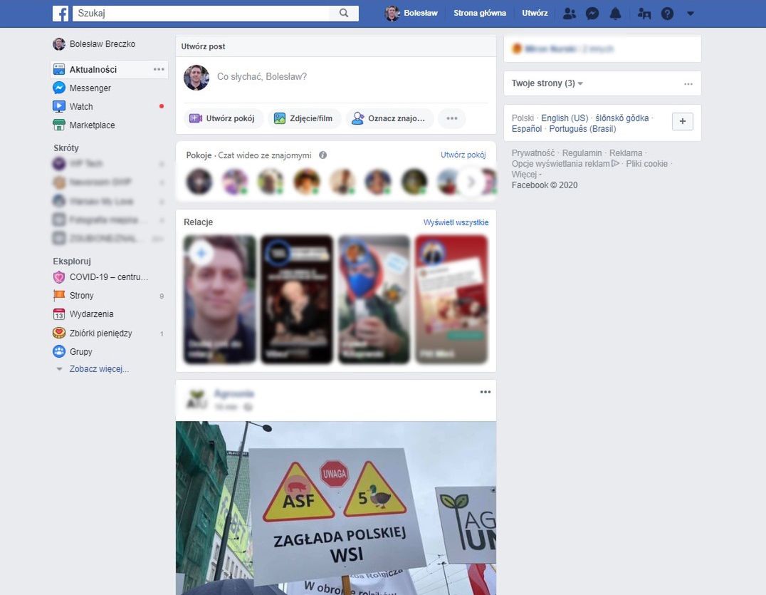 Facebook. Zobacz, jak przywrócić "stary" wygląd