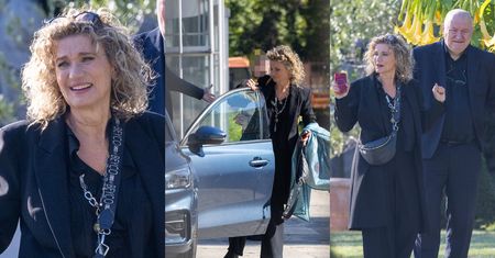 Joanna Trzepiecińska rozbija się po mieście u boku Bogdana Hołowni. Poznalibyście serialową Alutkę z "Rodziny zastępczej"? (ZDJĘCIA)