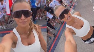 Anna Lewandowska w towarzystwie przystojniaków melduje się w Chicago i eksponuje IMPONUJĄCE MIĘŚNIE BRZUCHA (FOTO)
