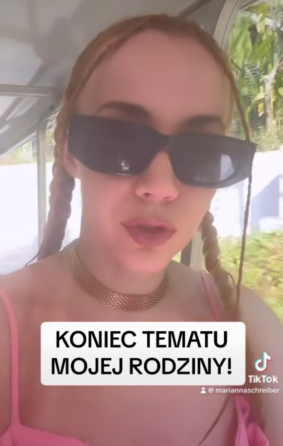 Marianna Schreiber reaguje na wywody męża. Ma do niego prośbę