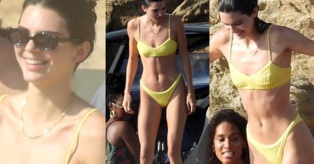 Szczęśliwa Kendall Jenner bawi się ze znajomymi na plażach Mykonos (ZDJĘCIA)