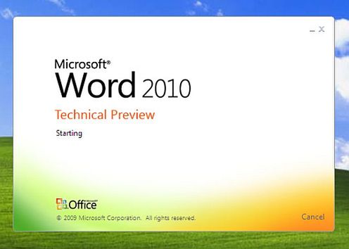 30 Screenshotów z nowego Office'a 2010 Technical Preview