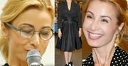 Roześmiana Brodzik w dziwnych okularach czyta dalsze losy "Magdy M."! (ZDJĘCIA)