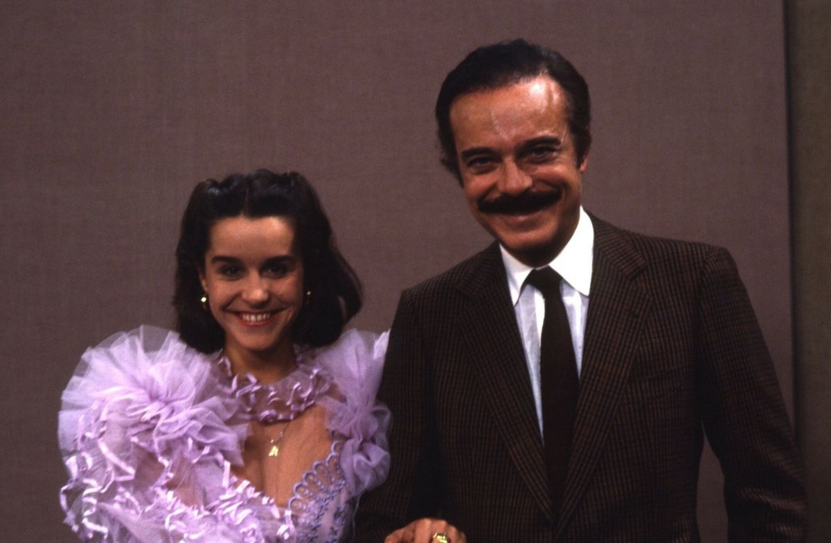 Lucelia Santos i Rubens de Falco podczas wizyty w Polsce w 1985 r.